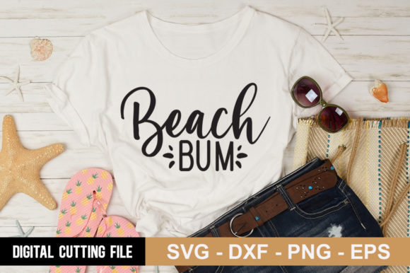 Beach Bum: A Perfect Fit for T-Shirt Designs and Graphics
