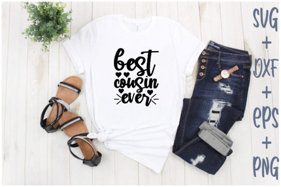 Best Cousin Ever: A Versatile Graphics Asset for T-Shirt Designs