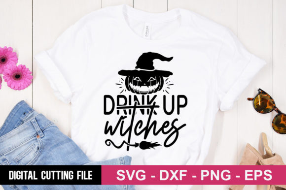 Drink Up Witches SVG: Perfect for T-Shirt Designs and Graphics