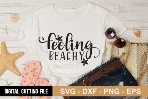 Feeling Beach: A Versatile Graphics Asset for T-Shirt Designs