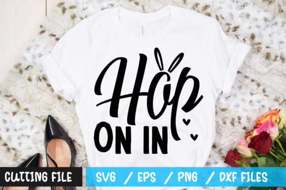 Hop on in SVG: A Playful Graphics Asset for T-Shirt Designs