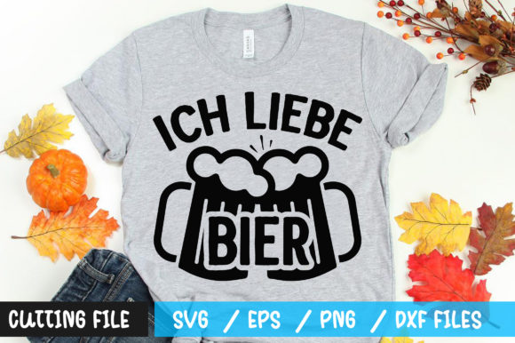 Ich Liebe Bier SVG: A Versatile Graphic for T-Shirt Designs
