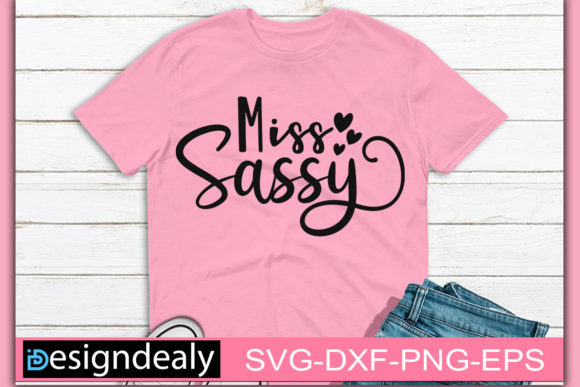 Miss Sassy: A Versatile Graphic for T-Shirt Designs