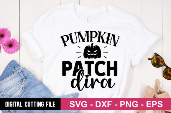Pumpkin Patch Dira SVG: A Perfect Fit for T-Shirt Designs and Graphics