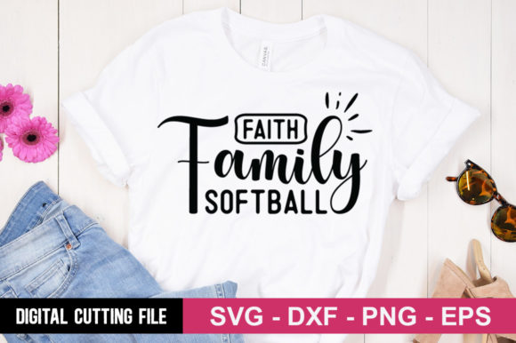 Reviewing Faith Family Softball SVG for T-Shirt Designs