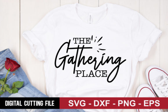 Reviewing The Gathering Place: A Versatile T-Shirt Design Graphic