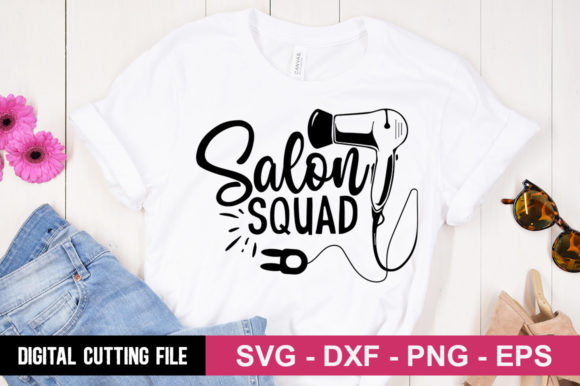 Salon Squad SVG: A Versatile Graphics Asset for T-Shirt Designs