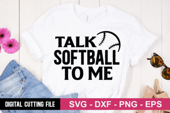 Talk Softball to Me SVG: A Versatile Embroidery Design