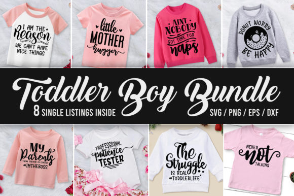 Toddler Boy SVG Bundle: Perfect for T-Shirt Designs and Graphics